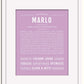Frame Options | Lilac | White Frame, Matted