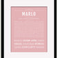 Frame Options | Dusty Rose | Black Frame, Matted