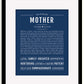 Frame Options | Midnight Blue | Black Frame, Matted