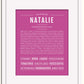 Frame Options | Dark Pink | White Frame, Matted