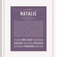 Frame Options | Deep Purple | White Frame, Matted
