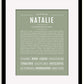 Frame Options | Sage | Black Frame, Matted