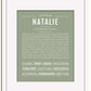 Frame Options | Sage | White Frame, Matted