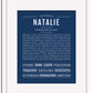 Frame Options | Midnight Blue | White Frame, Matted