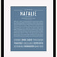 Frame Options | Steele Blue | Black Frame, Matted