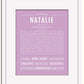 Frame Options | Lilac | White Frame, Matted
