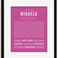 Frame Options | Dark Pink | Black Frame, Matted