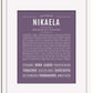 Frame Options | Deep Purple | White Frame, Matted