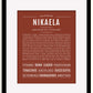 Frame Options | Bordeaux | Black Frame, Matted