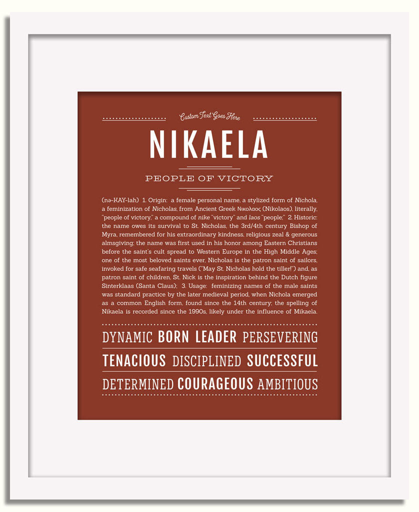 Frame Options | Bordeaux | White Frame, Matted
