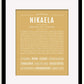 Frame Options | Matte Gold | Black Frame, Matted