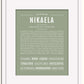 Frame Options | Sage | White Frame, Matted