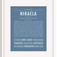 Frame Options | Steele Blue | White Frame, Matted