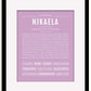 Frame Options | Lilac | Black Frame, Matted