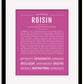 Frame Options | Dark Pink | Black Frame, Matted