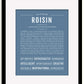 Frame Options | Steele Blue | Black Frame, Matted