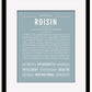 Frame Options | Powder Blue | Black Frame, Matted