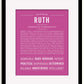 Frame Options | Dark Pink | Black Frame, Matted