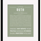 Frame Options | Sage | Black Frame, Matted