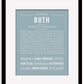 Frame Options | Powder Blue | Black Frame, Matted