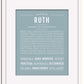 Frame Options | Powder Blue | White Frame, Matted