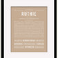 Frame Options | Tan | Black Frame, Matted