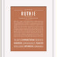 Frame Options | Terra Cotta | White Frame, Matted
