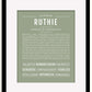 Frame Options | Sage | Black Frame, Matted