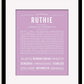 Frame Options | Lilac | Black Frame, Matted
