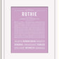 Frame Options | Lilac | White Frame, Matted