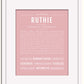Frame Options | Dusty Rose | White Frame, Matted