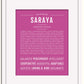 Frame Options | Dark Pink | White Frame, Matted