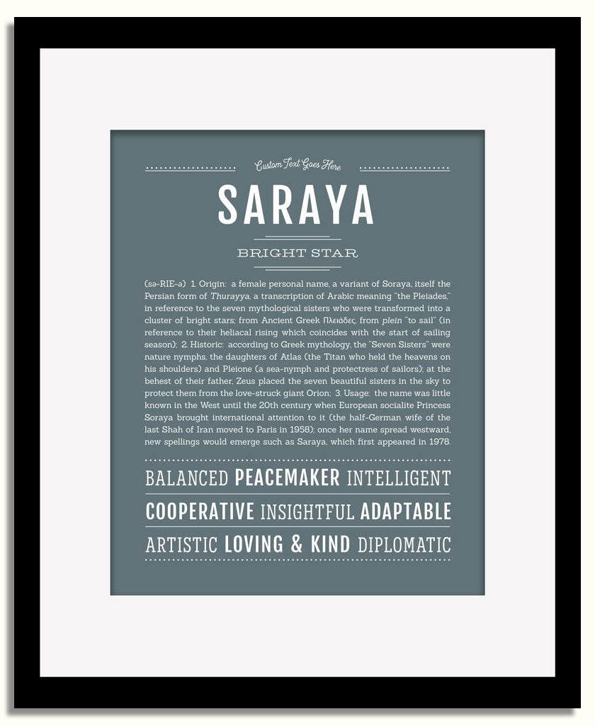 Frame Options | Night Rendezvous | Black Frame, Matted