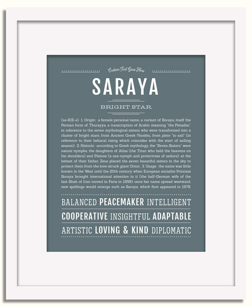 Frame Options | Night Rendezvous | White Frame, Matted
