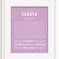 Frame Options | Lilac | White Frame, Matted