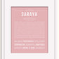 Frame Options | Dusty Rose | White Frame, Matted
