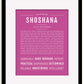 Frame Options | Dark Pink | Black Frame, Matted