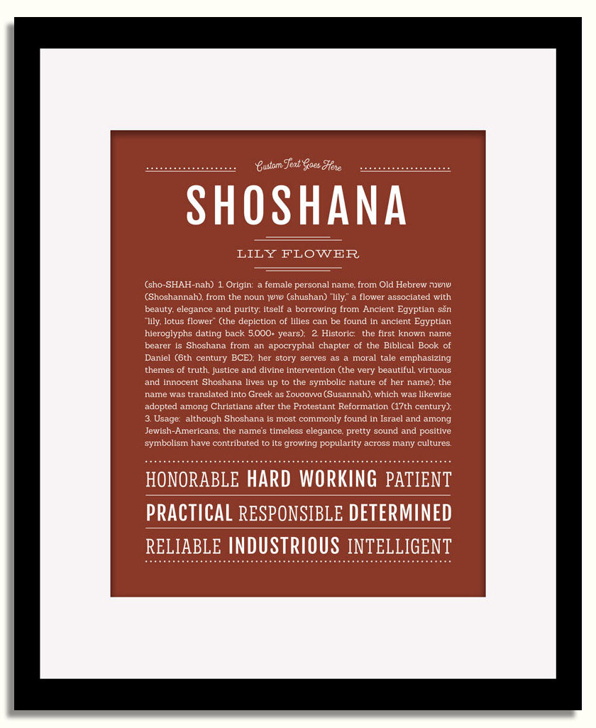 Frame Options | Bordeaux | Black Frame, Matted