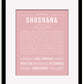 Frame Options | Dusty Rose | Black Frame, Matted