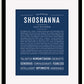 Frame Options | Midnight Blue | Black Frame, Matted