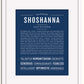 Frame Options | Midnight Blue | White Frame, Matted