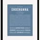 Frame Options | Steele Blue | Black Frame, Matted