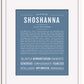 Frame Options | Steele Blue | White Frame, Matted
