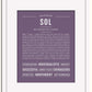Frame Options | Deep Purple | White Frame, Matted
