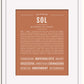 Frame Options | Terra Cotta | White Frame, Matted