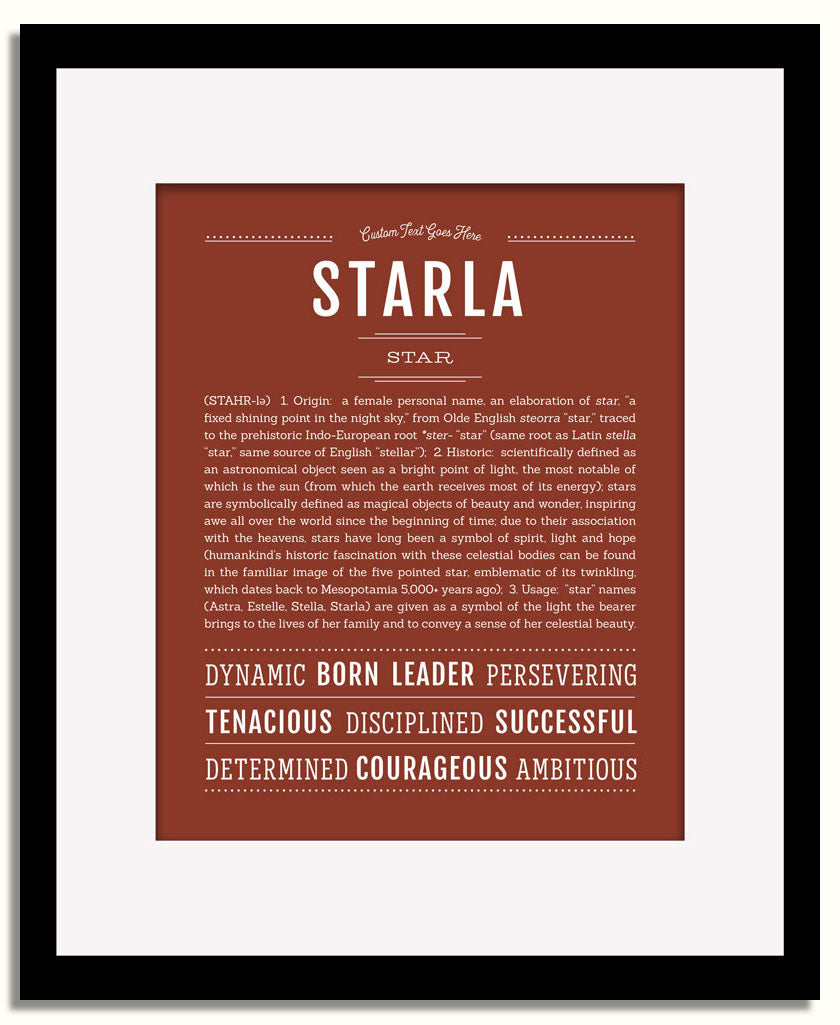 Frame Options | Bordeaux | Black Frame, Matted