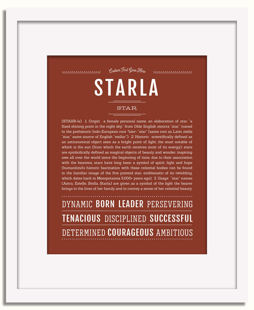 Frame Options | Bordeaux | White Frame, Matted