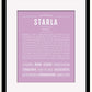 Frame Options | Lilac | Black Frame, Matted