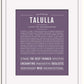 Frame Options | Deep Purple | White Frame, Matted