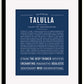 Frame Options | Midnight Blue | Black Frame, Matted
